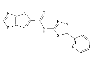 Image of N-[5-(2-pyridyl)-1,3,4-thiadiazol-2-yl]thieno[2,3-d]thiazole-5-carboxamide
