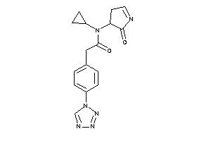 N-cyclopropyl-N-(2-keto-1-pyrrolin-3-yl)-2-[4-(tetrazol-1-yl)phenyl]acetamide