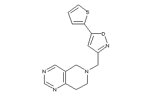 3-(7,8-dihydro-5H-pyrido[4,3-d]pyrimidin-6-ylmethyl)-5-(2-thienyl)isoxazole
