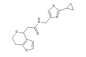 N-[(2-cyclopropylthiazol-4-yl)methyl]-2-(6,7-dihydro-4H-thieno[3,2-c]pyran-4-yl)acetamide