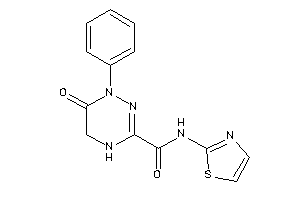 Image of 6-keto-1-phenyl-N-thiazol-2-yl-4,5-dihydro-1,2,4-triazine-3-carboxamide
