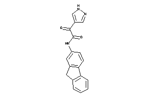 Image of N-(9H-fluoren-2-yl)-2-keto-2-(1H-pyrazol-4-yl)acetamide