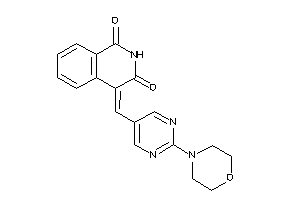 Image of 4-[(2-morpholinopyrimidin-5-yl)methylene]isoquinoline-1,3-quinone