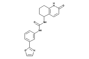 1-(2-keto-5,6,7,8-tetrahydro-1H-quinolin-5-yl)-3-(3-oxazol-2-ylphenyl)urea