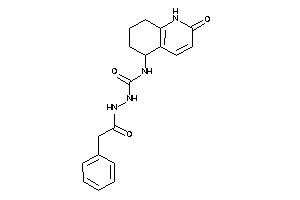 Image of 1-(2-keto-5,6,7,8-tetrahydro-1H-quinolin-5-yl)-3-[(2-phenylacetyl)amino]urea
