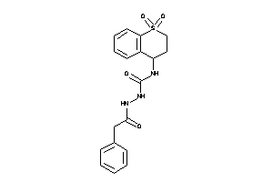 1-(1,1-diketo-3,4-dihydro-2H-thiochromen-4-yl)-3-[(2-phenylacetyl)amino]urea