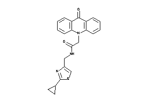Image of N-[(2-cyclopropylthiazol-4-yl)methyl]-2-(9-ketoacridin-10-yl)acetamide