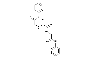 N-(2-anilino-2-keto-ethyl)-6-keto-1-phenyl-4,5-dihydro-1,2,4-triazine-3-carboxamide