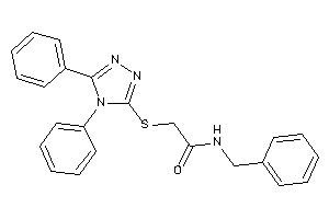 Image of N-benzyl-2-[(4,5-diphenyl-1,2,4-triazol-3-yl)thio]acetamide