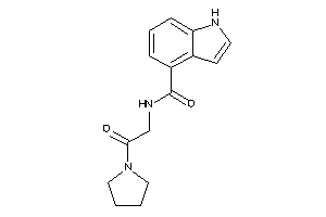 N-(2-keto-2-pyrrolidino-ethyl)-1H-indole-4-carboxamide