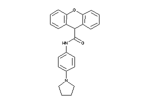 Image of N-(4-pyrrolidinophenyl)-9H-xanthene-9-carboxamide