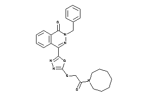 4-[5-[[2-(azocan-1-yl)-2-keto-ethyl]thio]-1,3,4-oxadiazol-2-yl]-2-benzyl-phthalazin-1-one