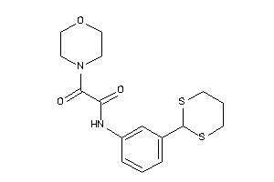 Image of N-[3-(1,3-dithian-2-yl)phenyl]-2-keto-2-morpholino-acetamide