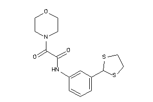 Image of N-[3-(1,3-dithiolan-2-yl)phenyl]-2-keto-2-morpholino-acetamide