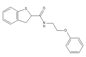 N-(2-phenoxyethyl)-2,3-dihydrobenzothiophene-2-carboxamide