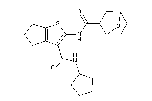 Image of N-[3-(cyclopentylcarbamoyl)-5,6-dihydro-4H-cyclopenta[b]thiophen-2-yl]-7-oxabicyclo[2.2.1]heptane-5-carboxamide