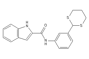 N-[3-(1,3-dithian-2-yl)phenyl]-1H-indole-2-carboxamide
