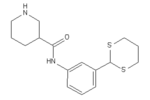Image of N-[3-(1,3-dithian-2-yl)phenyl]nipecotamide