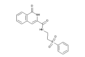 N-(2-besylethyl)-1-keto-2H-isoquinoline-3-carboxamide