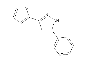 Image of 3-phenyl-5-(2-thienyl)-2-pyrazoline