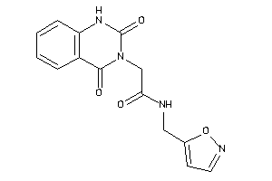 2-(2,4-diketo-1H-quinazolin-3-yl)-N-(isoxazol-5-ylmethyl)acetamide