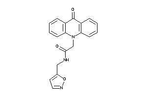 N-(isoxazol-5-ylmethyl)-2-(9-ketoacridin-10-yl)acetamide