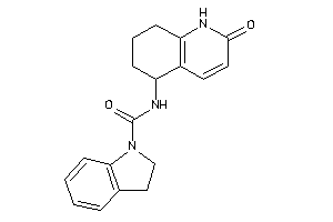 N-(2-keto-5,6,7,8-tetrahydro-1H-quinolin-5-yl)indoline-1-carboxamide