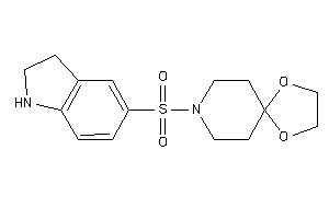 8-indolin-5-ylsulfonyl-1,4-dioxa-8-azaspiro[4.5]decane
