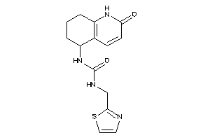 1-(2-keto-5,6,7,8-tetrahydro-1H-quinolin-5-yl)-3-(thiazol-2-ylmethyl)urea
