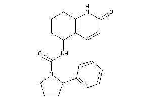 N-(2-keto-5,6,7,8-tetrahydro-1H-quinolin-5-yl)-2-phenyl-pyrrolidine-1-carboxamide