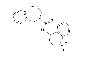Image of N-(1,1-diketo-3,4-dihydro-2H-thiochromen-4-yl)-1,2,3,5-tetrahydro-1,4-benzodiazepine-4-carboxamide