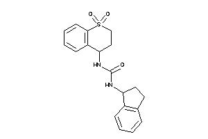 1-(1,1-diketo-3,4-dihydro-2H-thiochromen-4-yl)-3-indan-1-yl-urea