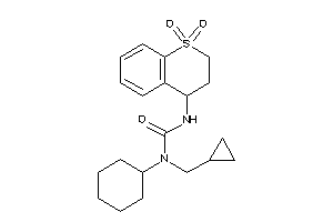 1-cyclohexyl-1-(cyclopropylmethyl)-3-(1,1-diketo-3,4-dihydro-2H-thiochromen-4-yl)urea