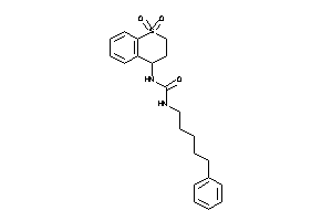 1-(1,1-diketo-3,4-dihydro-2H-thiochromen-4-yl)-3-(5-phenylpentyl)urea