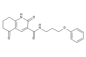 Image of 2,5-diketo-N-(3-phenoxypropyl)-1,6,7,8-tetrahydroquinoline-3-carboxamide