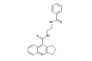 N-(2-benzamidoethyl)-2,3-dihydro-1H-cyclopenta[b]quinoline-9-carboxamide
