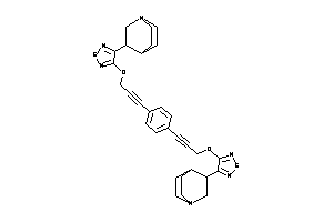 Image of 3-quinuclidin-3-yl-4-[3-[4-[3-[(4-quinuclidin-3-yl-1,2,5-thiadiazol-3-yl)oxy]prop-1-ynyl]phenyl]prop-2-ynoxy]-1,2,5-thiadiazole