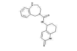 N-(2-keto-5,6,7,8-tetrahydro-1H-quinolin-5-yl)-1,2,3,5-tetrahydro-1,4-benzodiazepine-4-carboxamide