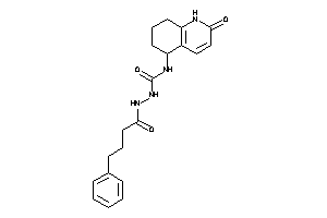 Image of 1-(2-keto-5,6,7,8-tetrahydro-1H-quinolin-5-yl)-3-(4-phenylbutanoylamino)urea