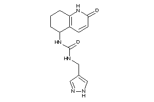 1-(2-keto-5,6,7,8-tetrahydro-1H-quinolin-5-yl)-3-(1H-pyrazol-4-ylmethyl)urea