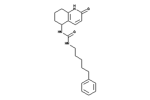 Image of 1-(2-keto-5,6,7,8-tetrahydro-1H-quinolin-5-yl)-3-(5-phenylpentyl)urea