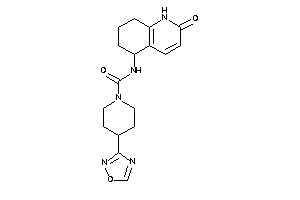 N-(2-keto-5,6,7,8-tetrahydro-1H-quinolin-5-yl)-4-(1,2,4-oxadiazol-3-yl)piperidine-1-carboxamide