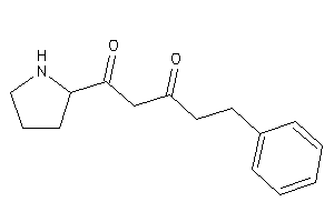 5-phenyl-1-pyrrolidin-2-yl-pentane-1,3-dione