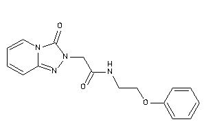 Image of 2-(3-keto-[1,2,4]triazolo[4,3-a]pyridin-2-yl)-N-(2-phenoxyethyl)acetamide