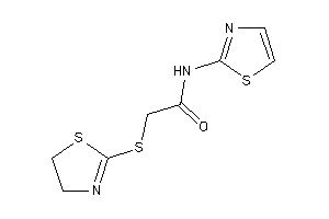 2-(2-thiazolin-2-ylthio)-N-thiazol-2-yl-acetamide