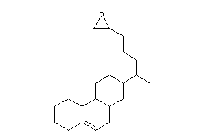 2-[3-(2,3,4,7,8,9,10,11,12,13,14,15,16,17-tetradecahydro-1H-cyclopenta[a]phenanthren-17-yl)propyl]oxirane