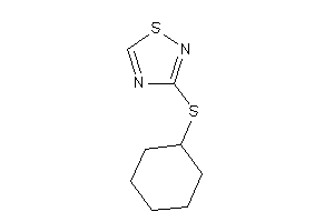 3-(cyclohexylthio)-1,2,4-thiadiazole