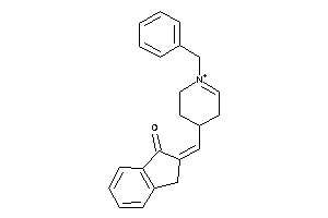 Image of 2-[(1-benzyl-2,3,4,5-tetrahydropyridin-1-ium-4-yl)methylene]indan-1-one