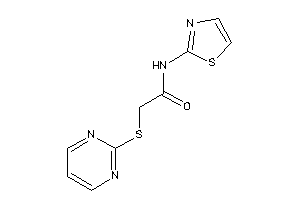2-(2-pyrimidylthio)-N-thiazol-2-yl-acetamide