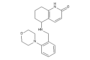 5-[(2-morpholinobenzyl)amino]-5,6,7,8-tetrahydro-1H-quinolin-2-one